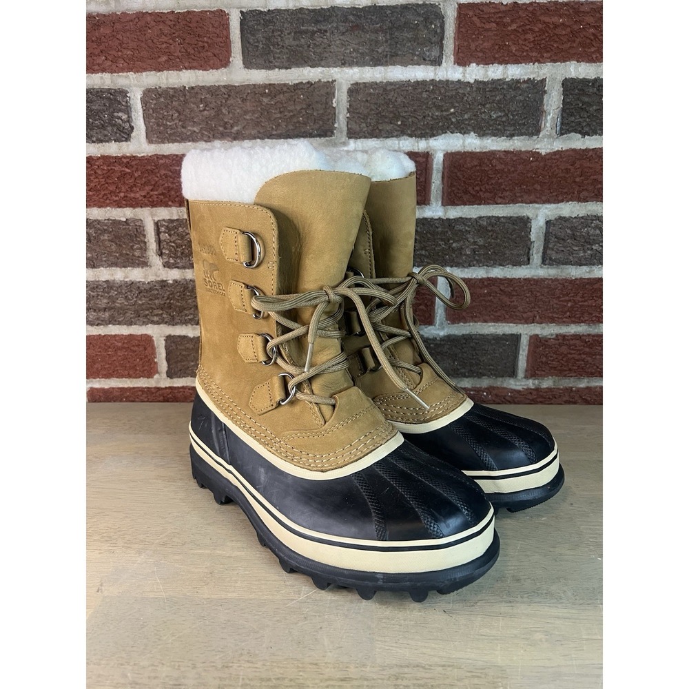SOREL Women's Caribou Waterproof Boot Buff NL1005-280  Size 8
